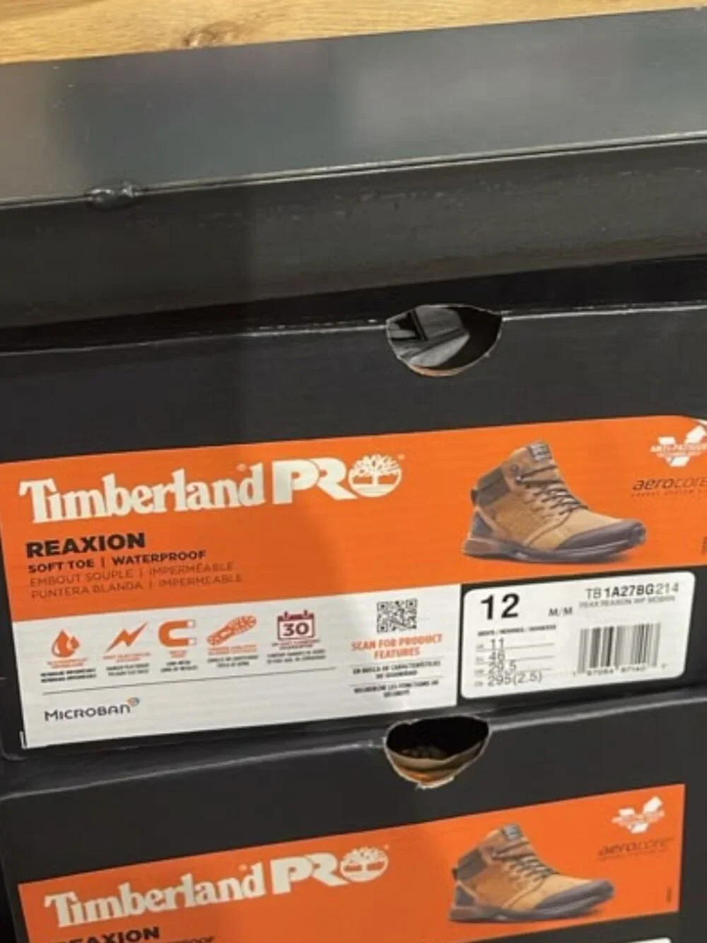 TIMBERLAND PRO MEN'S  REAXION WATERPROOF REAX  MD BROWN  1A27BG-EM4  ALL SIZES